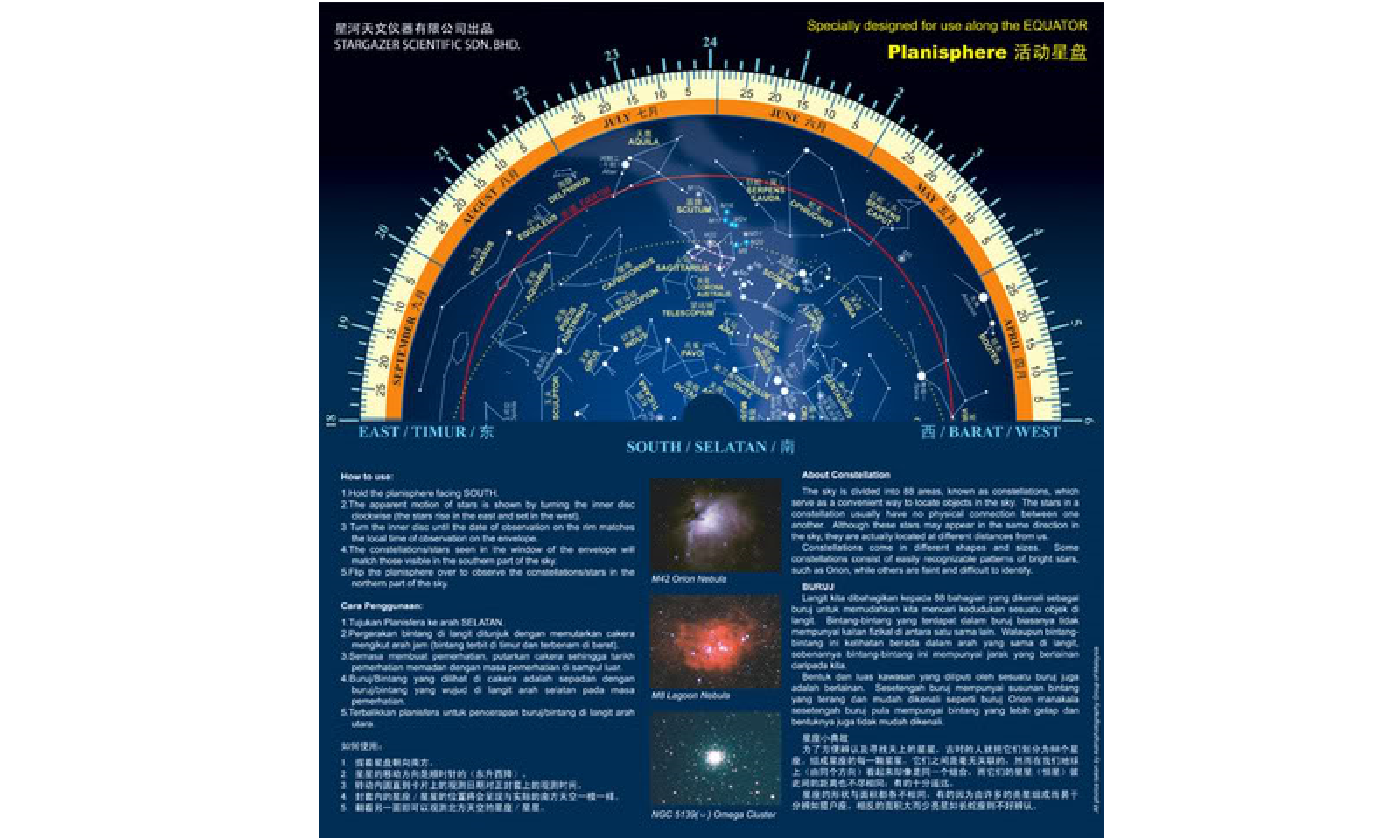 Planisphere Rotating 学会产品